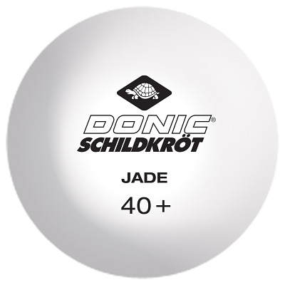 Donic Schildkröt Tischtennisbälle "Jade", Bälle Weiß