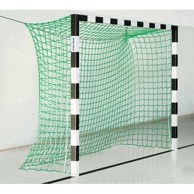Sport-Thieme Hallenhandballtor 3x2 m, ohne Netzbügel, Schwarz-Silber