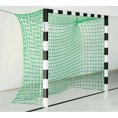 Sport-Thieme Handballtor ohne Netzbügel, 3x2 m, Schwarz-Silber
