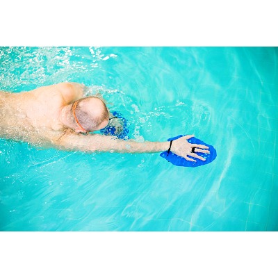 Thumbnail - Sport-Thieme Schwimmpaddles "Swim-Power", Größe XL, 24x20 cm, Blau