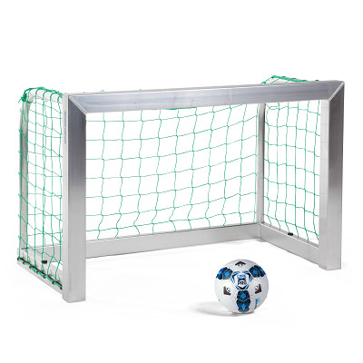 Sport-Thieme Mini-Fußballtor vollverschweißt, Inkl. Netz, blau (MW 10 cm), 1,80x1,20 m, Tortiefe 0,70 m