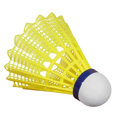 Victor Badmintonbälle Shuttle 1000, Blau, mittel, Neongelb