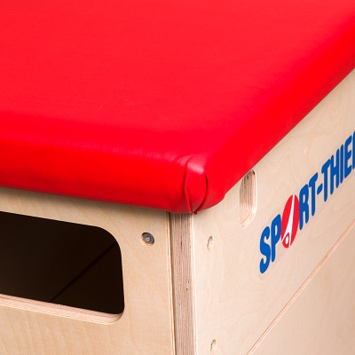 Thumbnail - Sport-Thieme Sprungkasten "Multiplex", 6-teilig, Mit Schwenkrolleneinrichtung, Kernrindlederbezug