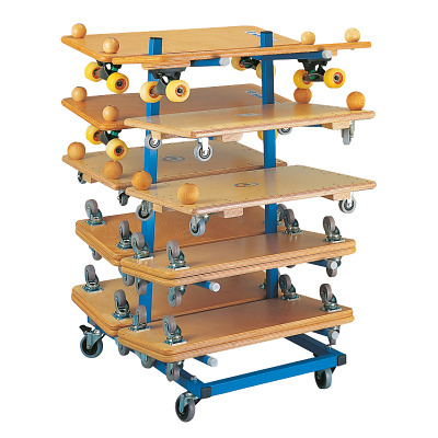 Sport-Thieme Rollbrett-Regalwagen