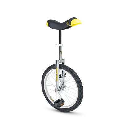Qu-Ax Outdoor-Einrad Luxus, 20 Zoll Reifen (ø 51 cm), Rahmen Chrom