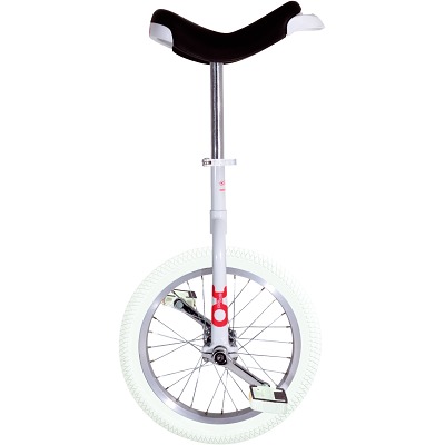 OnlyOne Einrad Indoor, 16 Zoll Reifen (ø 41 cm), Rahmen Weiß