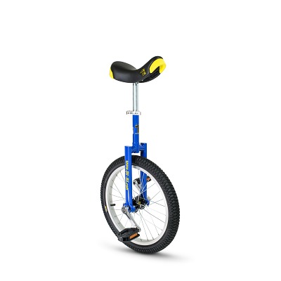 Qu-Ax Outdoor-Einrad Luxus, 18 Zoll Reifen (ø 46 cm), Rahmen Blau