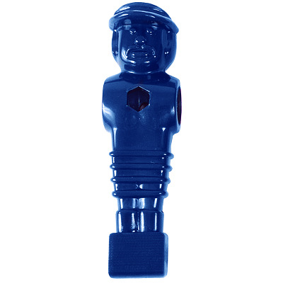 Fußball-Kickerfigur, Blau