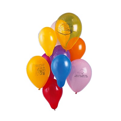 Luftballons, ø 28–30 cm, Für Gasbefüllung geeignet