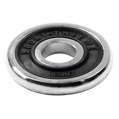 Sport-Thieme Hantelscheibe "Chrom", 0,5 kg