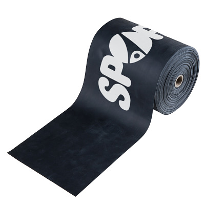 Sport-Thieme Fitnessband "150", Ultra stark, Schwarz, 25 m x 15 cm