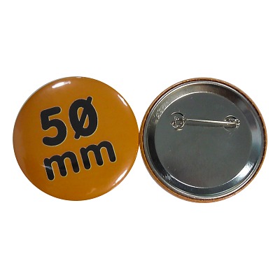 Button-Rohmaterial, Für 50 mm Button