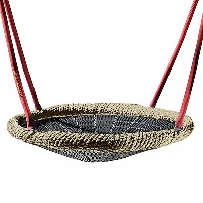 Huck Seilspielgeräte Schaukelsitz "Vogelnest", Aufhängehöhe 200 cm, Hanf