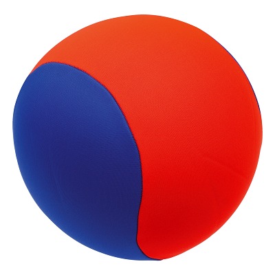 Sport-Thieme Ballonhülle aus Neopren, ø 24 cm, Blau-Rot
