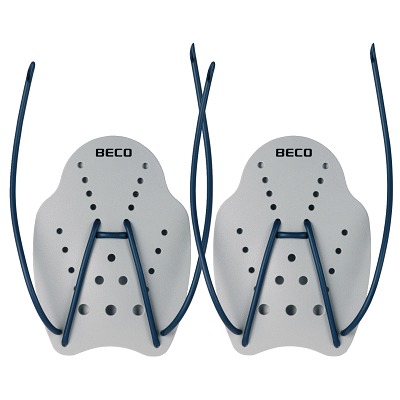 Beco Hand-Paddles, Größe L, 23x19 cm, Grau