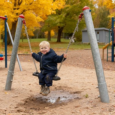 Huck Seilspielgeräte Einzelschaukel "Mini-M", Mit Sicherheits-Schaukelsitz