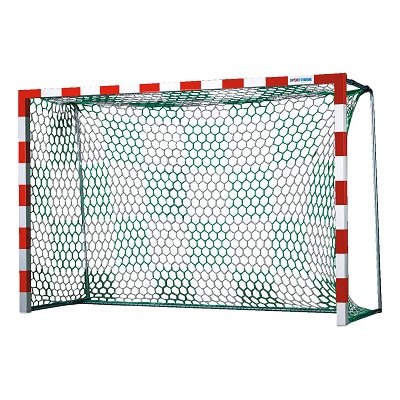 Handballtornetz 80/100 cm, Weiß-Grün