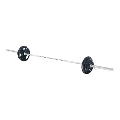 Sport-Thieme Langhantel-Set 60 kg oder 85 kg, Gummiert, 85 kg