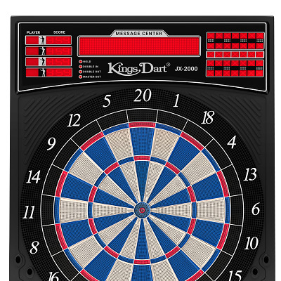 Thumbnail - Kings Dart Elektronische Dartscheibe "Profi Turnier", 1.0, Blau-Beige