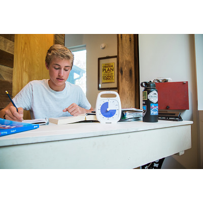 Thumbnail - Time Timer Zeitdauer-Uhr "Plus", 120 Min., Weiß