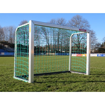 Sport-Thieme Mini-Fußballtor mit PlayersProtect, Inkl. Netz, grün (MW 4,5 cm), 2,40x1,60 m