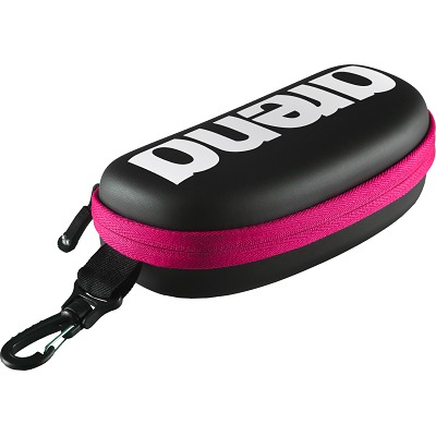 Arena Schwimmbrillen-Etui, Schwarz-Pink