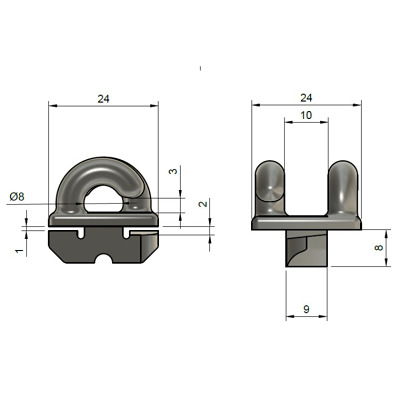 Netzhalter für IHF-Handballtore...