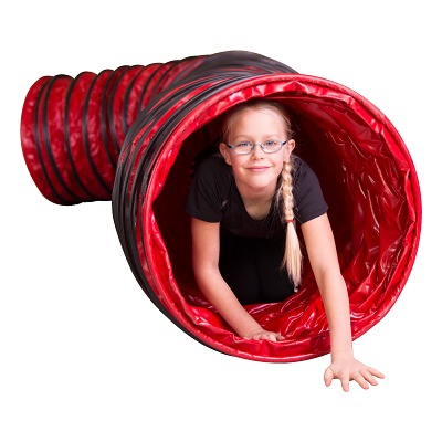 Spiral-Kriechtunnel Flex, Rot, 4 m