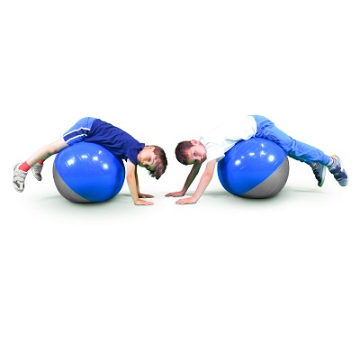 Thumbnail - Trial Gymnastikball "Boa", Kinder, ø 40–50 cm, Blau-Grau