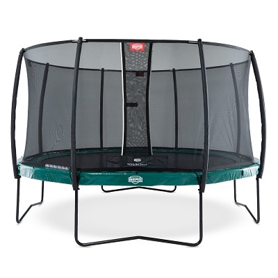 Berg Trampolin Elite mit Sicherheitsnetz Deluxe, ø 3,30 m, Grün
