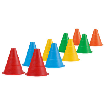Set Markierungskegel Flexibel, 15 cm