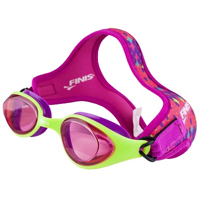 Finis Frogglez Kinder-Schwimmbrille, Grün/Pink
