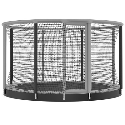 Akrobat Trampolin Gallus Inground, ø 3,05 m, Grau-Schwarz
