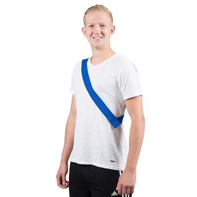 Sport-Thieme Mannschaftsband, Blau, Erwachsene, L: 65 (130) cm