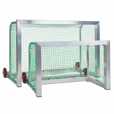 Sport-Thieme Mini-Trainingstor, selbstsichernd, Inkl. Netz, grün (MW 10 cm), 1,20x0,80 m, Tortiefe 1,05 m