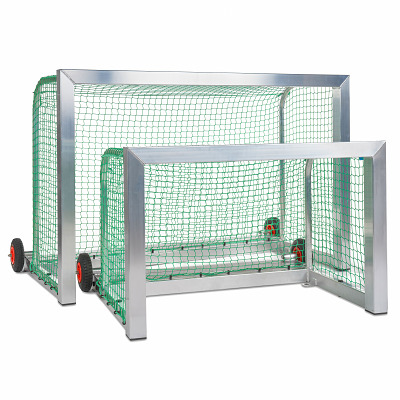 Sport-Thieme Mini-Fußballtor selbstsichernd, Inkl. Netz, grün (MW 10 cm), 1,20x0,80 m, Tortiefe 1,05 m