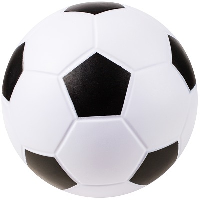 Sport-Thieme PU-Fußball, Weiß-Schwarz, 20 cm
