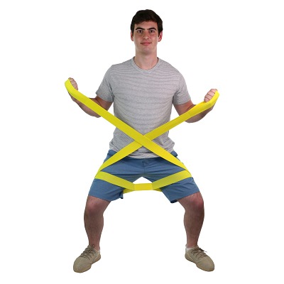 Thumbnail - CanDo Fitnessband "Multi-Grip Exerciser Rolle", Gelb, Leicht