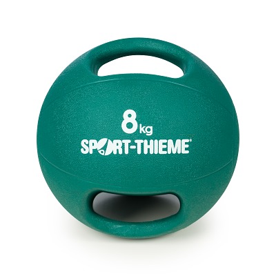 Sport-Thieme Medizinball "Dual Grip", 8 kg, Grün