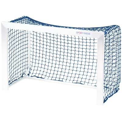 Fußballtornetz für Mini-Fußballtor, MW 4,5 cm, Blau, Für Tor 1,80x1,20 m, Tortiefe 0,70 m