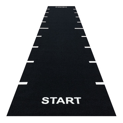 Sprint Tracks Kunstrasen-Laufbahn „Start & Finish“, 2x10 m, Schwarz