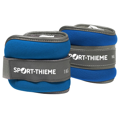 Sport-Thieme Gewichtsmanschetten "Premium", 1 kg, Blau