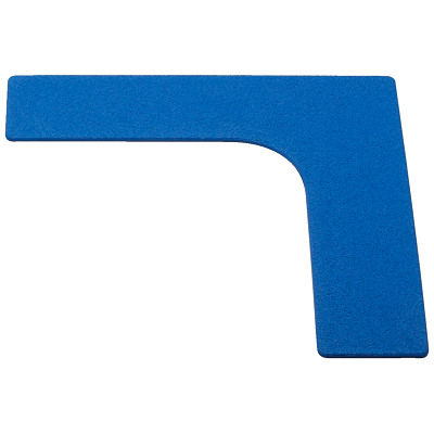 Sport-Thieme Bodenmarkierung, Blau, Ecke, 26 cm