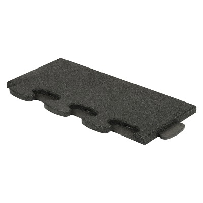 Gum-Tech Sportboden "Puzzle 3D Gymallrounder", Randstück gerade, 30 mm