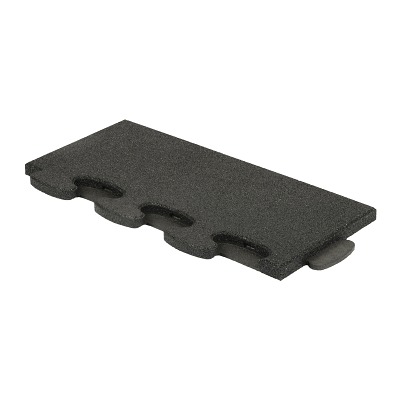 Gum-Tech Sportboden "Puzzle 3D Gymallrounder", Randstück gerade, 22 mm