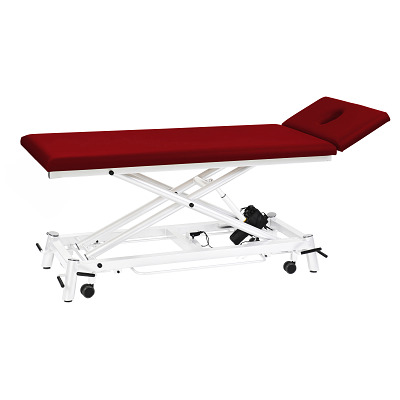 Pader Medi Tech Elektrische Therapieliege "Ecofresh 2.0", 68 cm, Bordeaux, Weiß