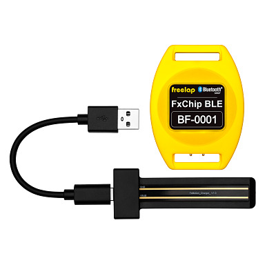 Freelap Transponder "FxChip BLE", Mit Ladestation