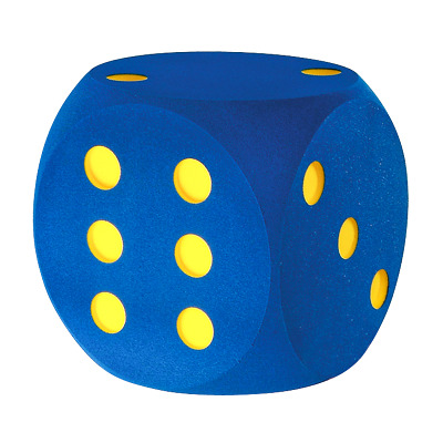 Volley Schaumstoffwürfel, Blau, 30 cm