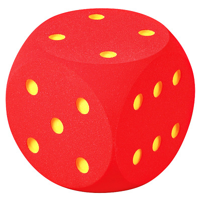 Volley Schaumstoffwürfel, Rot, 50 cm