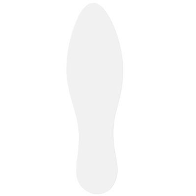 Tarifold Bodenmarkierung Aufkleber, Weiß, Fuß, 280x84 mm